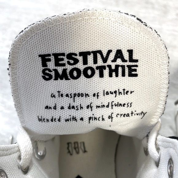 CONVERSE Festival Floral Chuck Taylor All Star Hightop Lift Platform Sneaker 7.5 - Picture 10 of 12